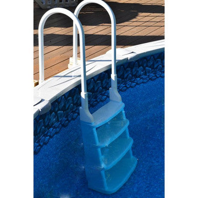 Main Access 200200 Easy Incline In-Pool Ladder for Above Ground Pools with Decks