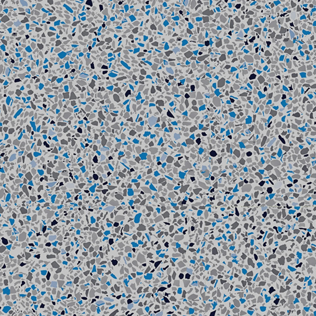 Gray Crystal Full Floor Borderless GLI Inground Pool Liner 27 Mil