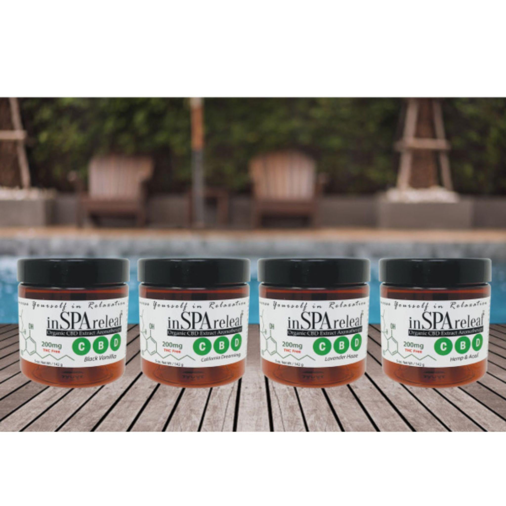 HEMP CBD Bath additive for Hot Tubs, Spa, and Baths.