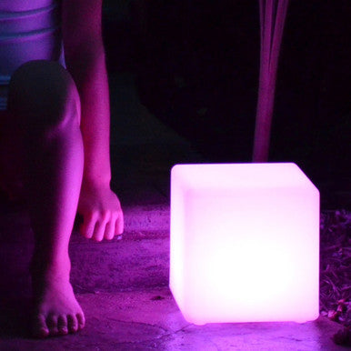 Illuminate your Life 8" Cube Waterproof LED Patio Light