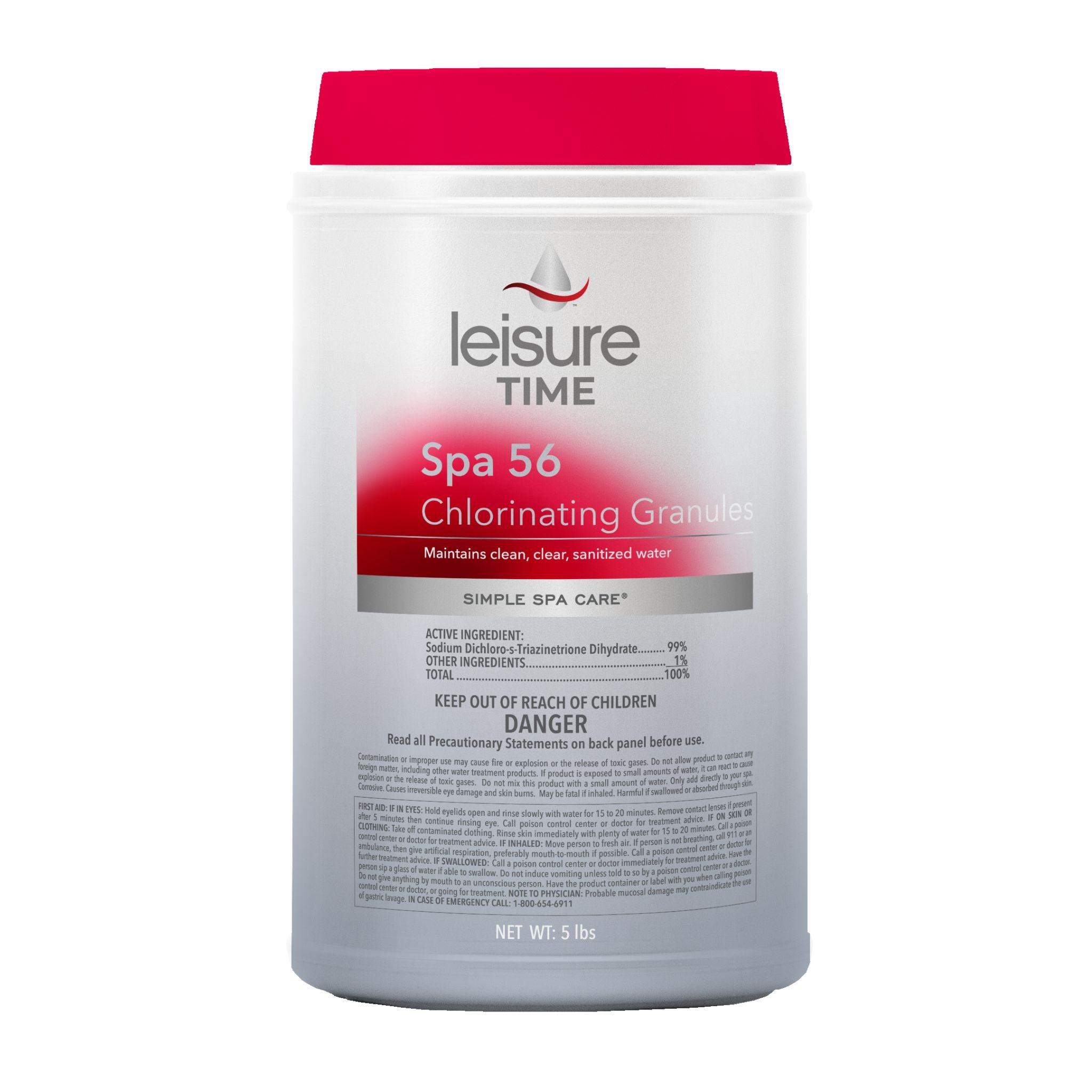 Leisure Time Spa 56 E5 Granular Chlorine 5 lbs.