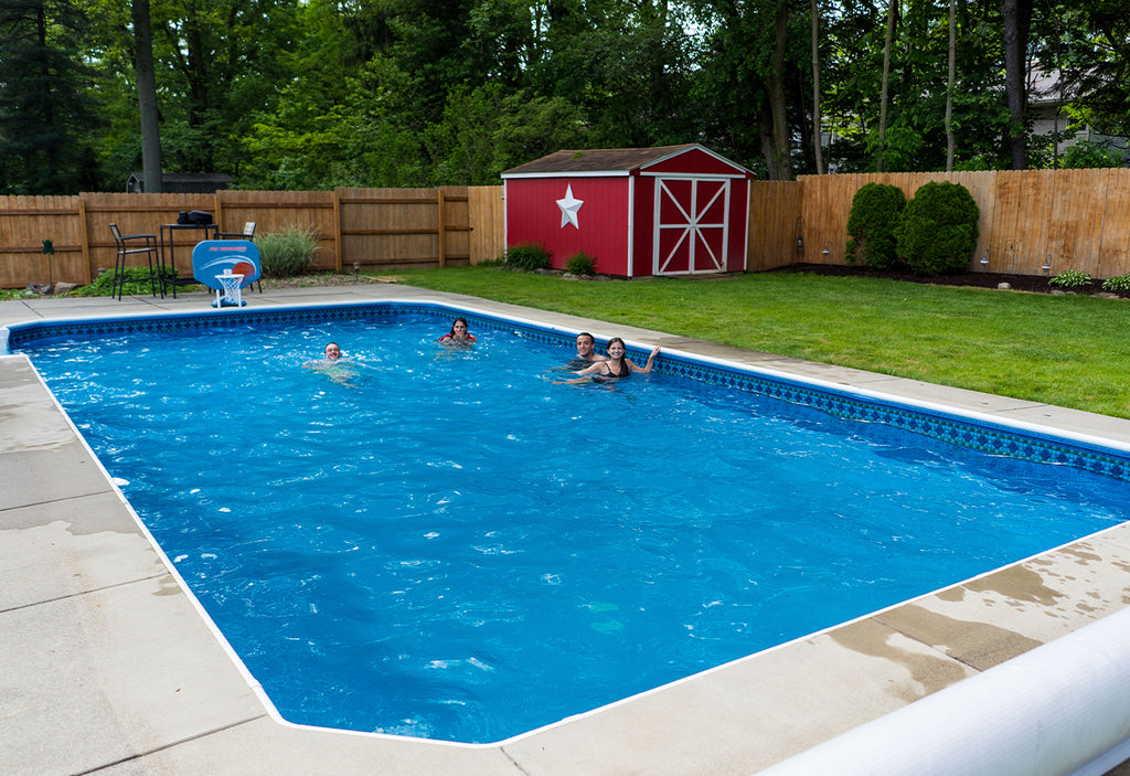 Malibu with Polynesian Premier Value Series GLI Inground Pool Liner 27 Mil