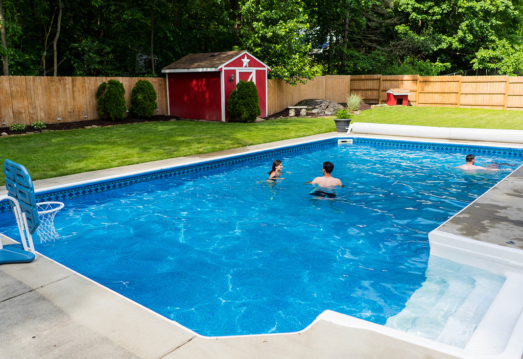 Malibu with Polynesian Premier Value Series GLI Inground Pool Liner 27 Mil