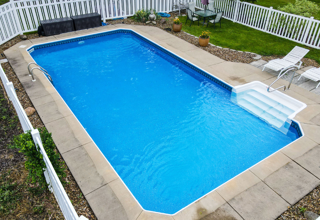Malibu with Polynesian Premier Value Series GLI Inground Pool Liner 27 Mil