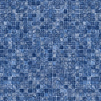 Mosaic Light Blue Full Floor Borderless GLI Inground Pool Liner 27 or 20Mil