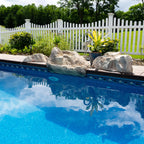 Mountain Mosaic with Mosaic Light Blue Destination Series GLI Inground Pool Liner 27 or 20 Mil