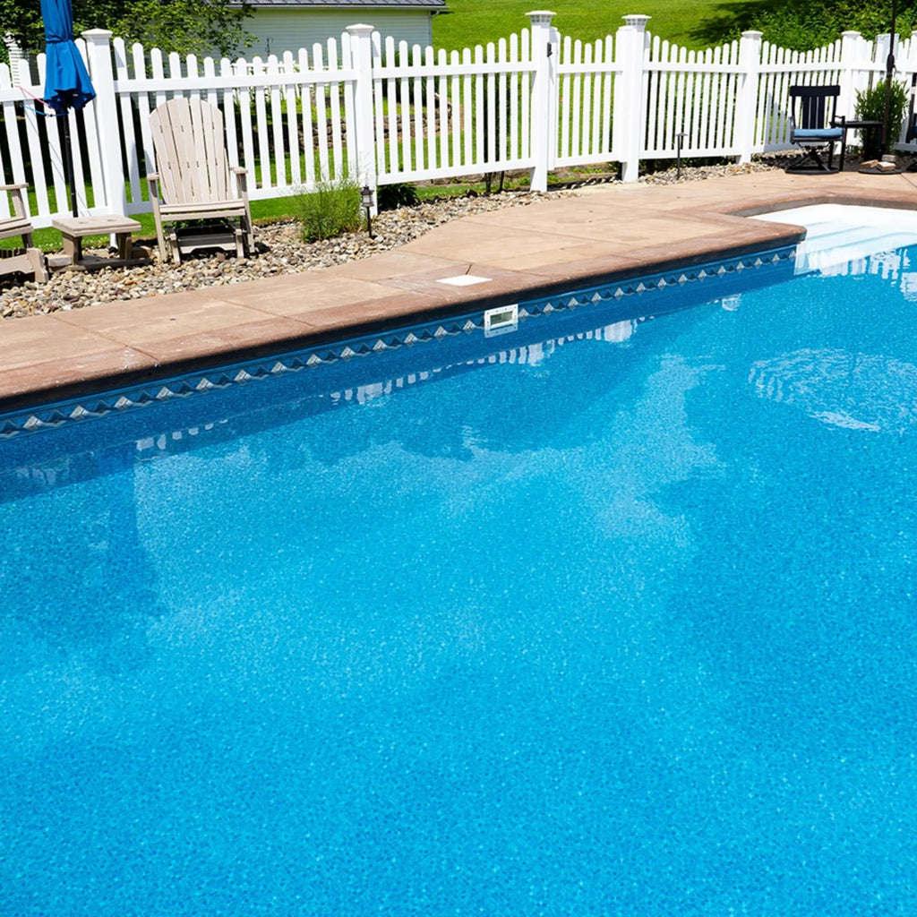 Mountain Mosaic with Mosaic Light Blue Destination Series GLI Inground Pool Liner 27 or 20 Mil