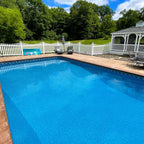 Mountain Mosaic with Mosaic Light Blue Destination Series GLI Inground Pool Liner 27 or 20 Mil