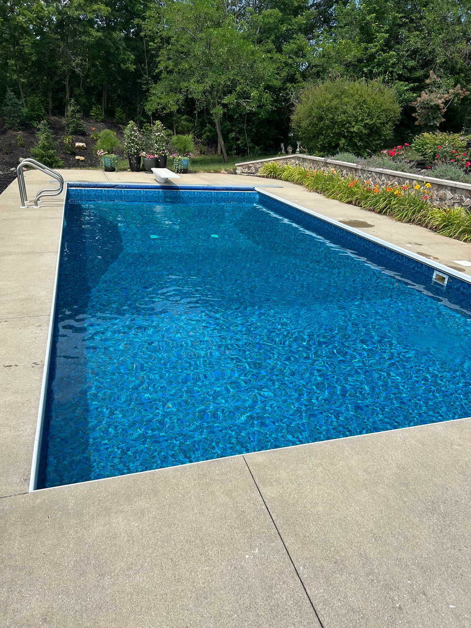 Naples Borderless Only Alpha Inground Pool Liner 28 Mil