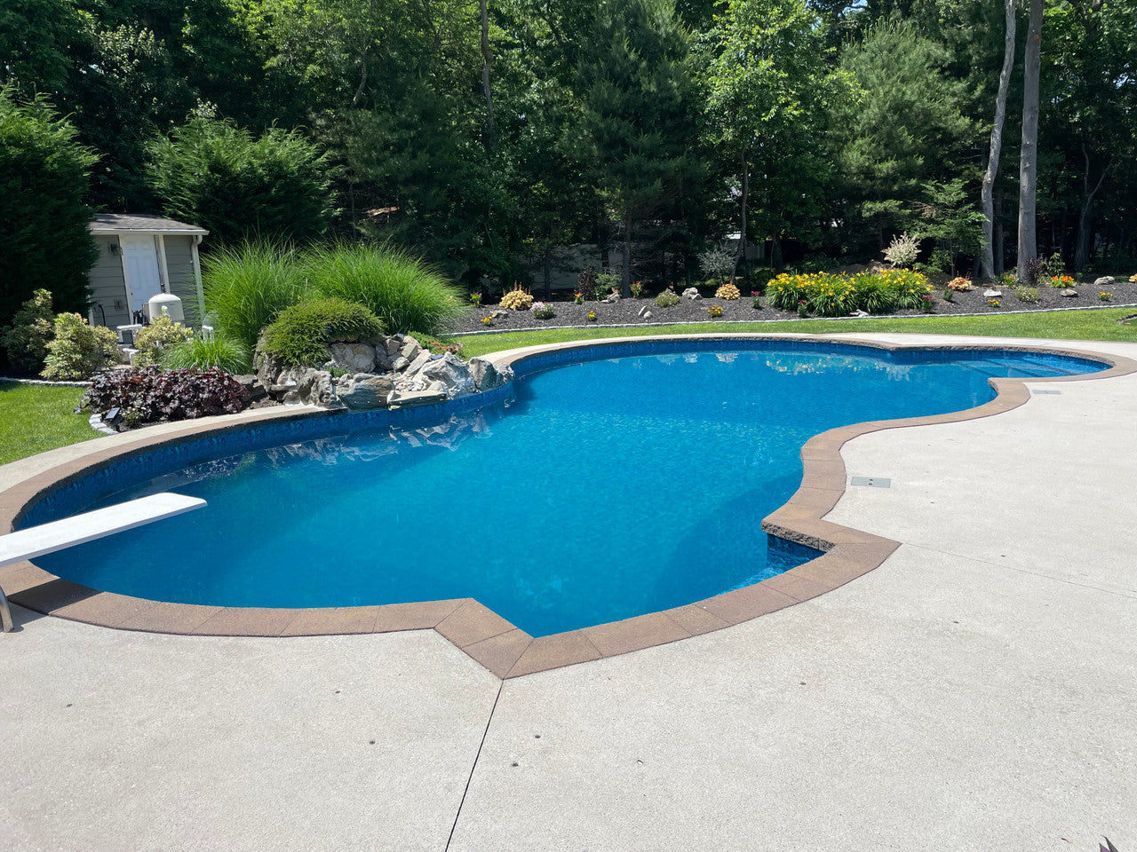 Naples Borderless Only Alpha Inground Pool Liner 28 Mil