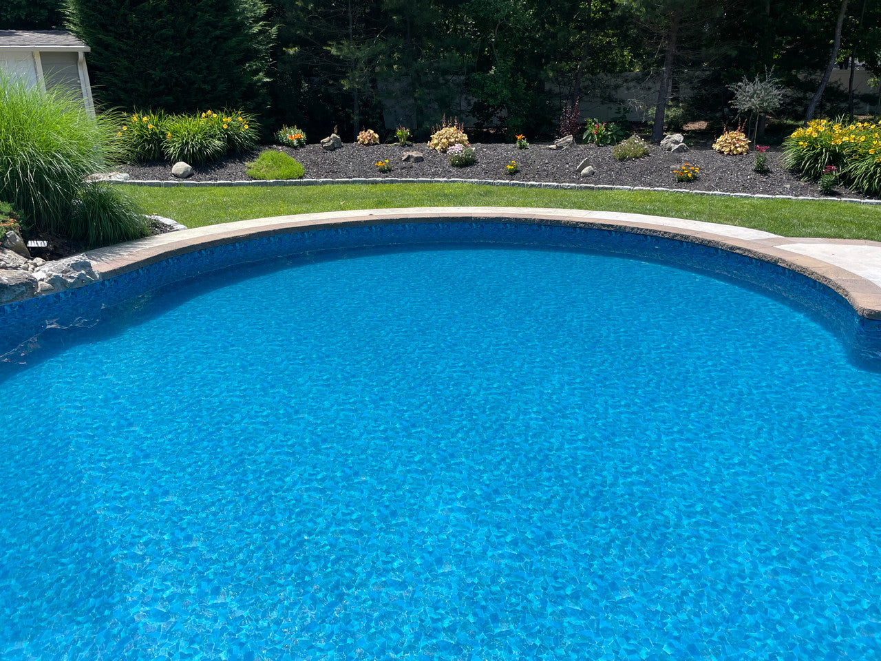 Naples Borderless Only Alpha Inground Pool Liner 28 Mil