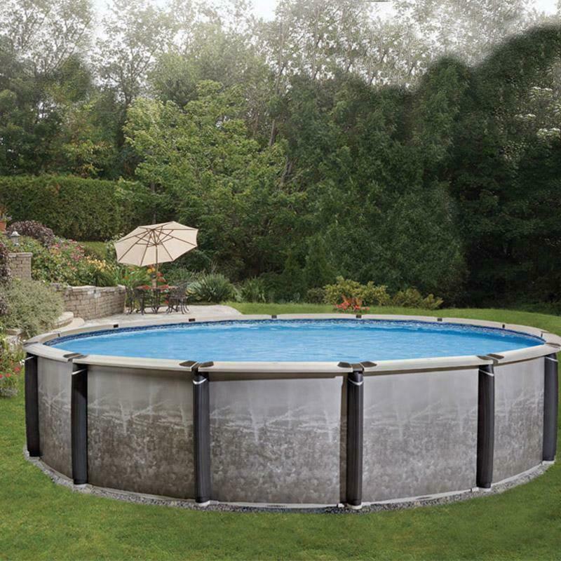Panache 18’ x 54” Round Above Ground Pool Kit (Aluminum Wall)