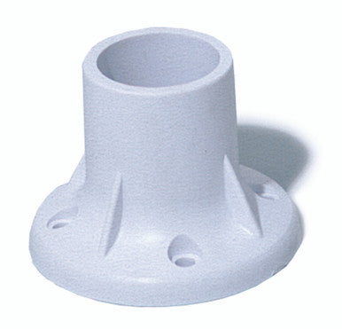 Above Ground Pool Deck Ladder Mounting Flange: Fits 1.5" Rail