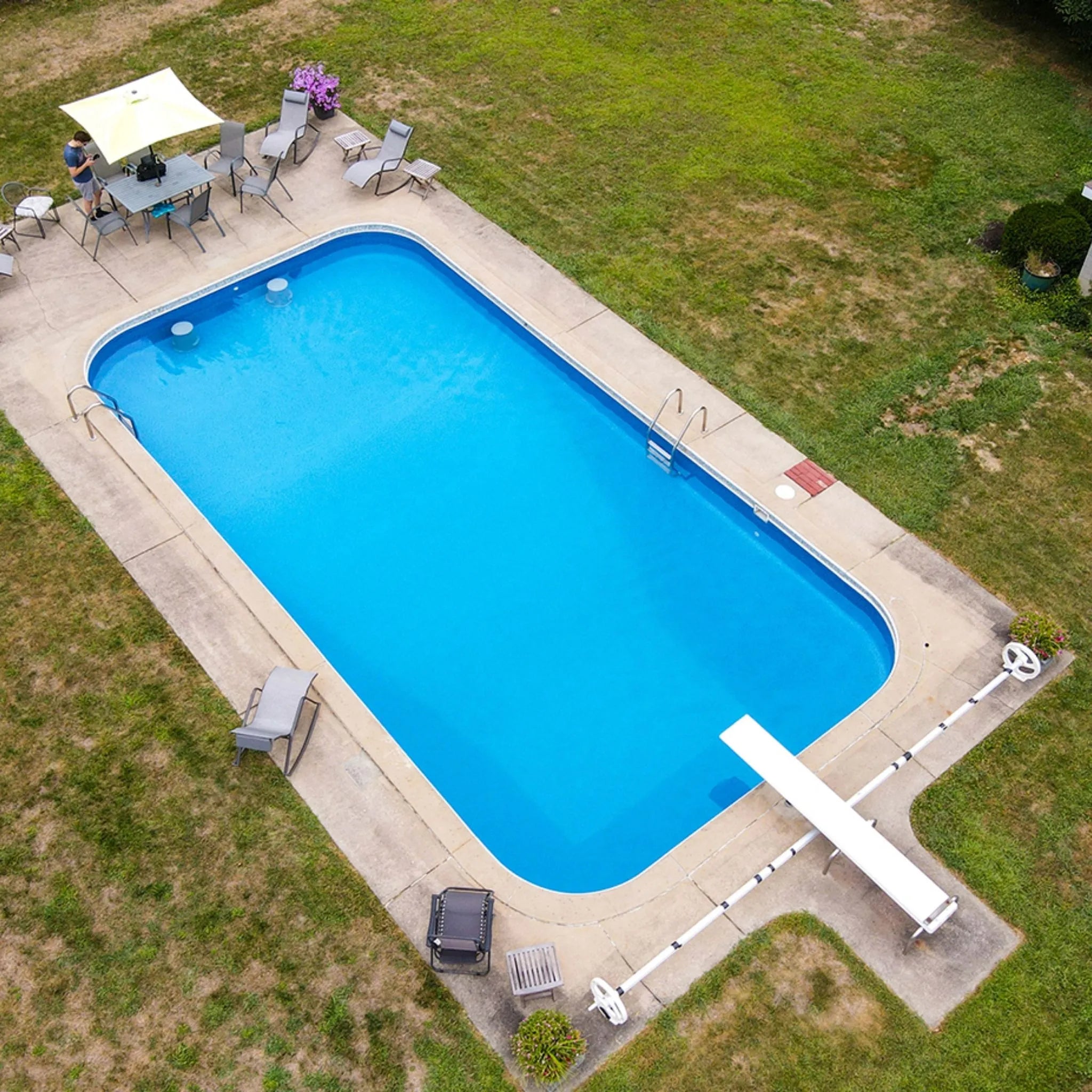 Polynesian Full Floor Premier Value Series GLI Inground Pool Liner 27 Mil