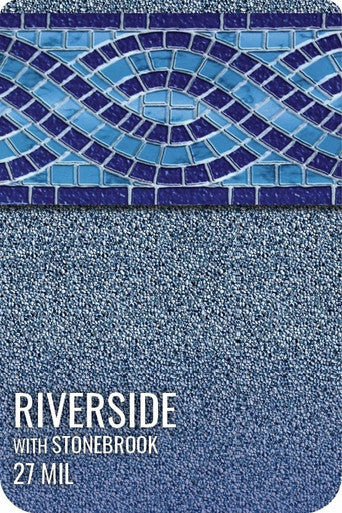 Riverside with StoneBrook Premier Value Series GLI Inground Pool Liner 27 Mil