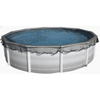 18' x 34' Oval Leaf Net Pool Cover (Cover Size: 21’ x 37’)