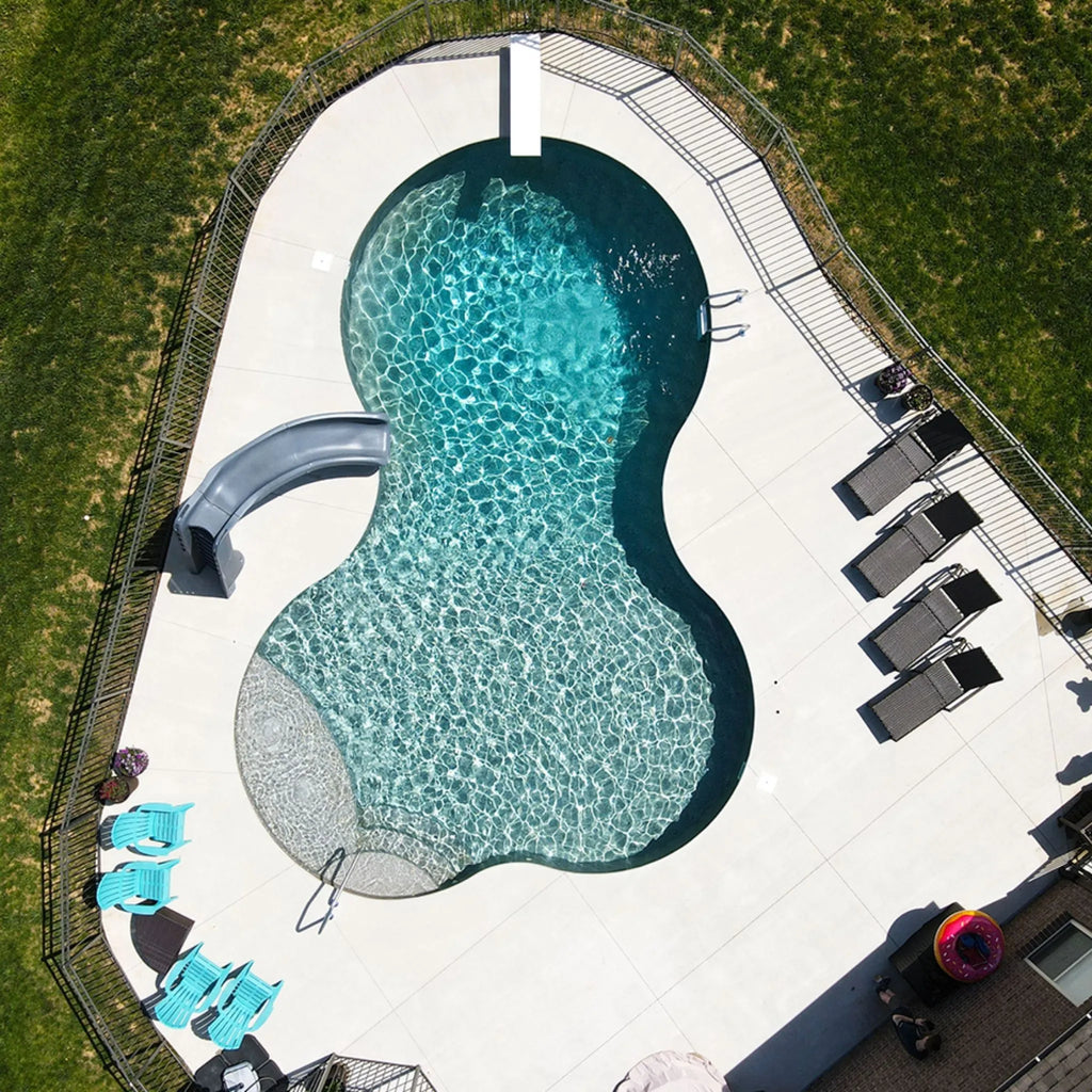 Sandstone Tan Full Floor Borderless GLI Inground Pool Liner 27 or 20 Mil