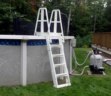 Vinyl Works SLA Slide & Lock A-Frame Pool Ladder