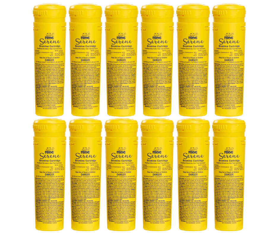 Spa FROG Serene Bromine Cartridge Pack of 12
