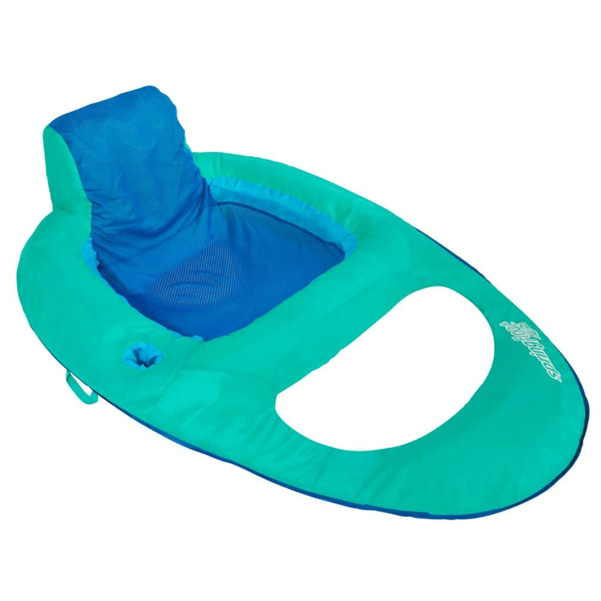 Spring Float Recliner for Pool or Lake with Hyper-Flate Valve