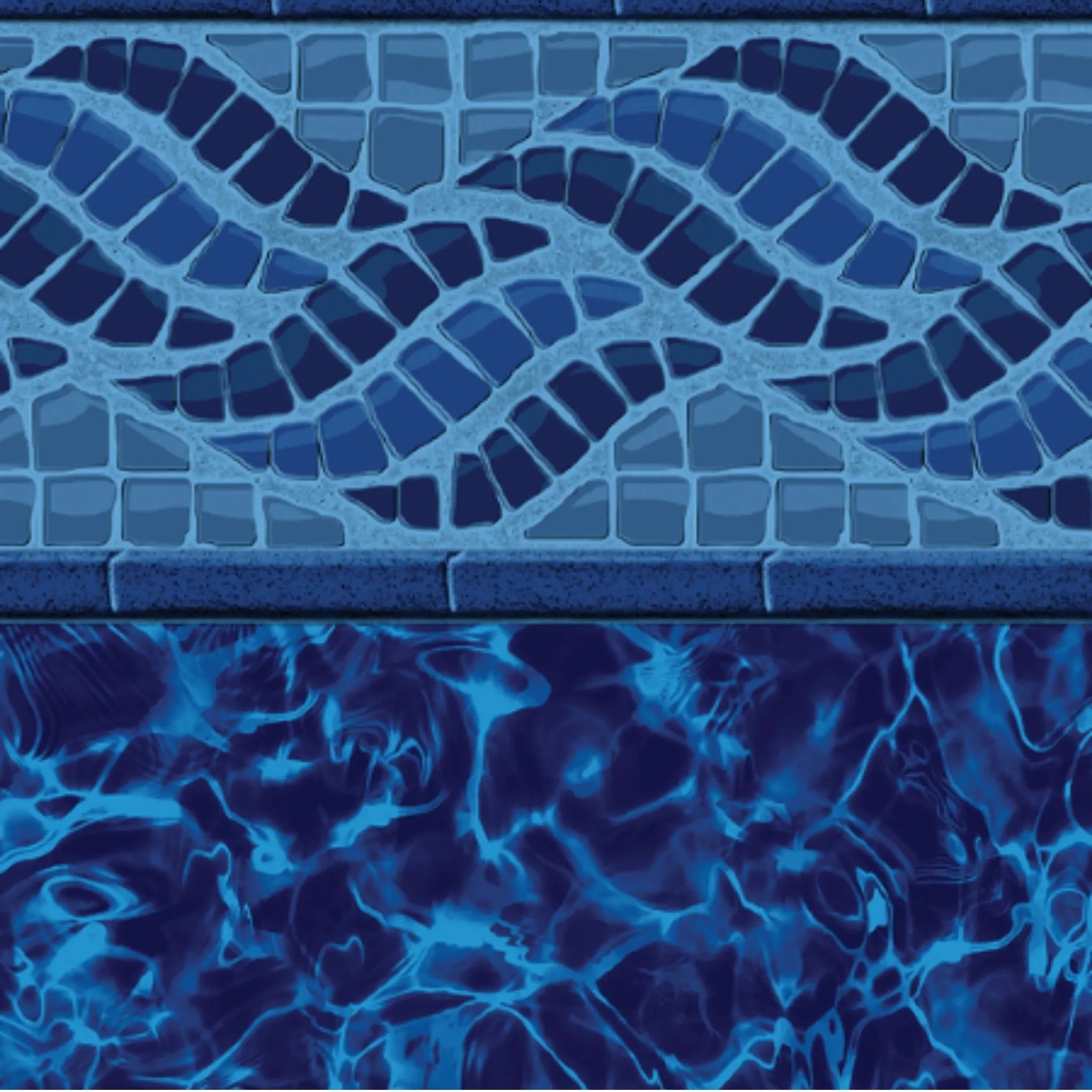 Summerwave with Cobalt Fusion Destination Series GLI Inground Pool Liner 27 or 20 Mil