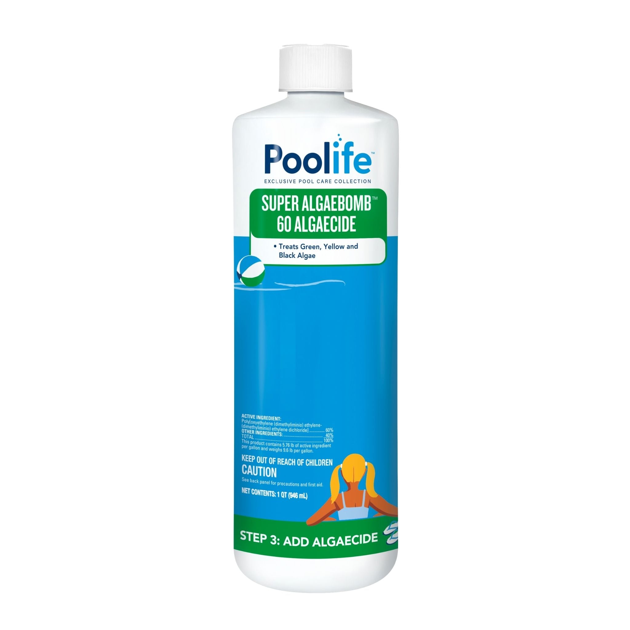 Poolife Super AlgaeBomb 60 Algaecide - 32 oz. Bottle