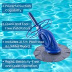 Hydrotools Automatic Suction Swimming Pool Vacuum Cleaner
